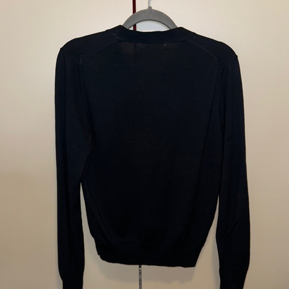 Comme des Garcons Navy Blue V-Neck Cardigan - Picture 5 of 5